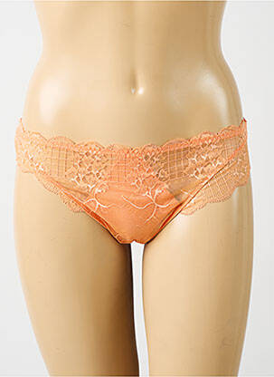 Culotte effet matière satinée orange SIMONE PERELE femme