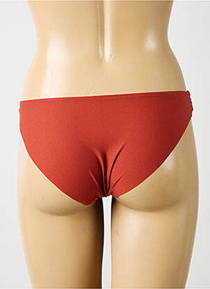 Culotte effet matière satinée marron SIMONE PERELE femme