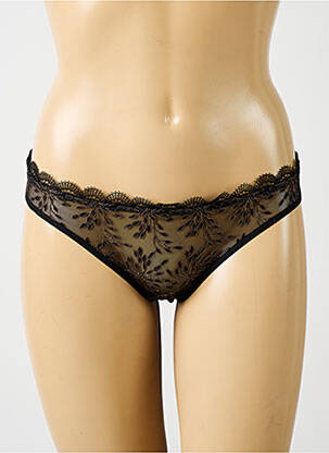 Culotte effet matière satinée noir SIMONE PERELE femme