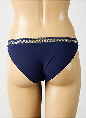 Culotte effet matière satinée bleu SIMONE PERELE femme