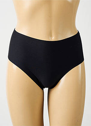 Culotte haute effet matière satinée noir SIMONE PERELE femme