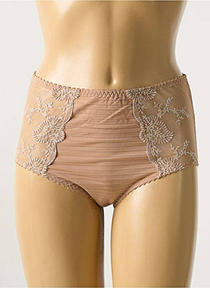 Culotte haute légère et transparente chair LOUISA BRACQ femme