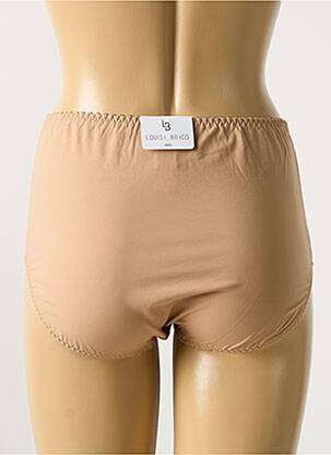 Culotte haute effet matière satinée chair LOUISA BRACQ femme