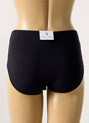 Shorty effet matière satinée noir LOUISA BRACQ femme