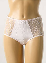 Shorty effet matière satinée rose LOUISA BRACQ femme