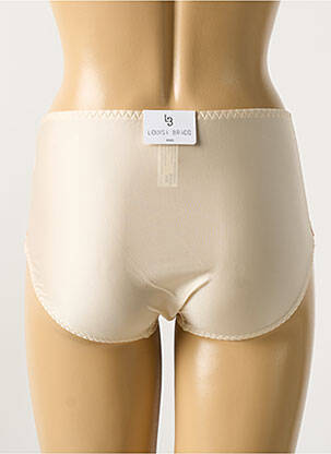 Shorty effet matière satinée beige LOUISA BRACQ femme
