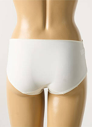 Shorty effet matière satinée blanc SIMONE PERELE femme
