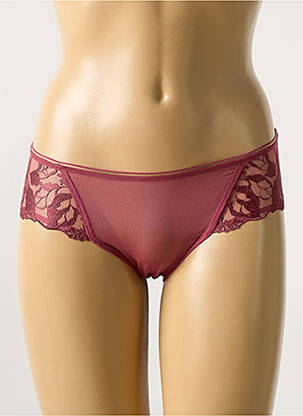 Shorty tissage dentelle violet MAISON LEJABY femme