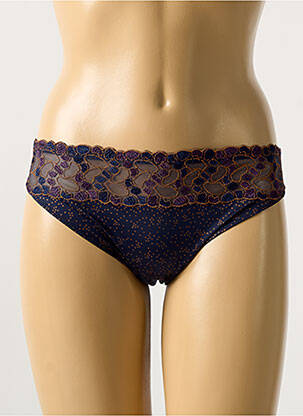 Culotte effet matière satinée bleu PRIMA DONNA femme
