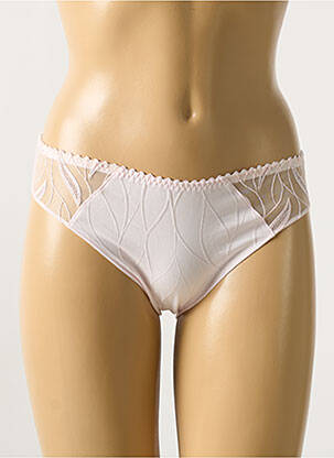 Culotte effet matière satinée rose LOUISA BRACQ femme