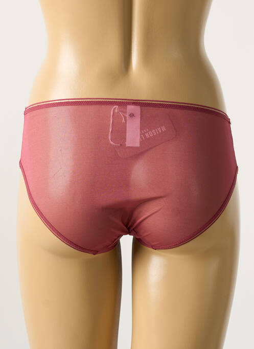 Shorty tissage dentelle violet MAISON LEJABY femme