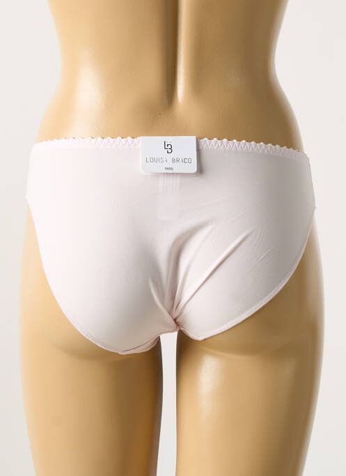 Culotte effet matière satinée rose LOUISA BRACQ femme