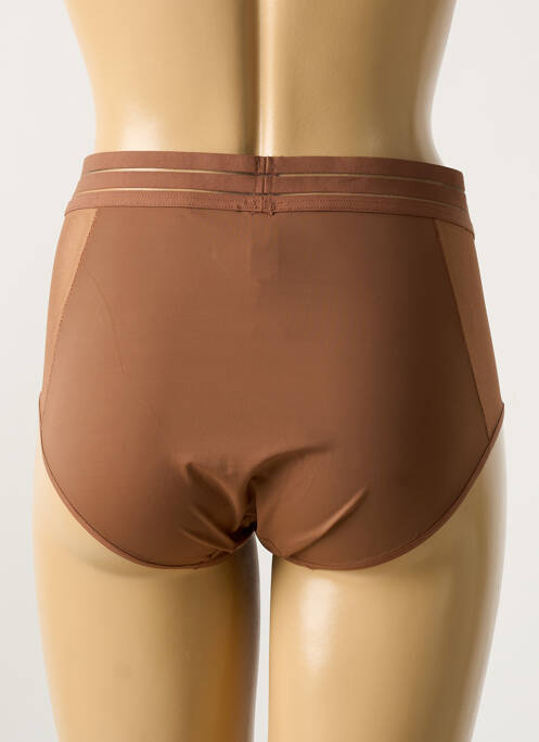 Culotte haute marron MAISON LEJABY pour femme