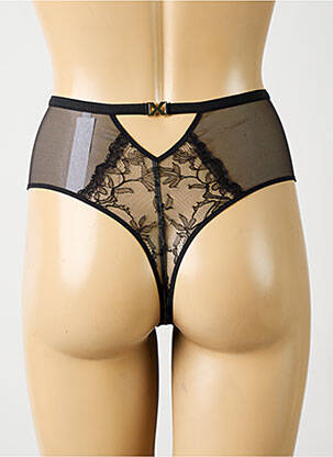 String tissage dentelle noir CHANTELLE femme