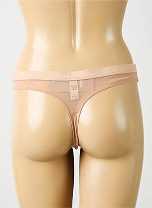 String effet matière satinée beige MEY femme