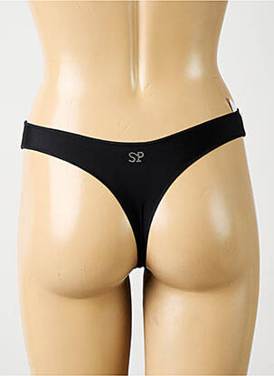 String effet matière satinée noir SIMONE PERELE femme