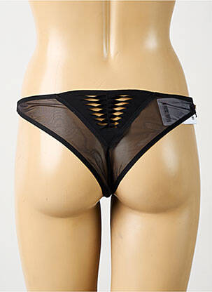 Tanga légère et transparente noir CHANTELLE femme