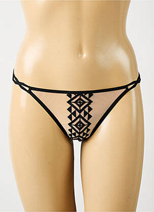 String broderie beige CHANTELLE femme