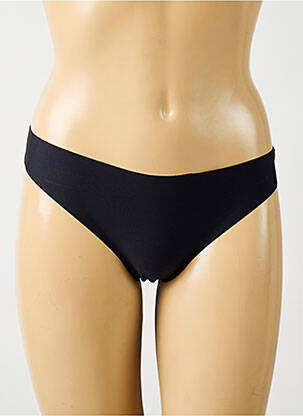 String effet matière satinée noir SIMONE PERELE femme