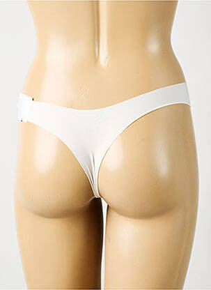 String effet matière satinée blanc SIMONE PERELE femme