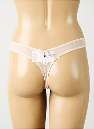String broderie ruban rose MARIE JO femme