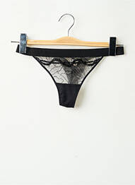 String tissage dentelle noir CHANTELLE femme