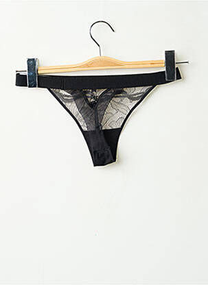 String tissage dentelle noir CHANTELLE femme