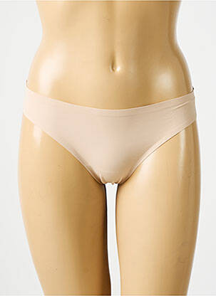 String effet matière satinée beige SIMONE PERELE femme