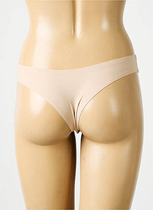 String effet matière satinée beige SIMONE PERELE femme
