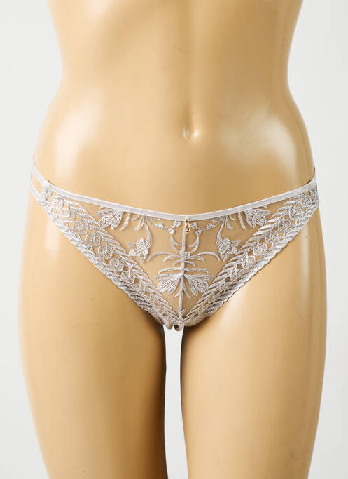 String tissage dentelle gris AUBADE femme
