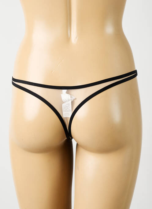 String broderie beige CHANTELLE femme