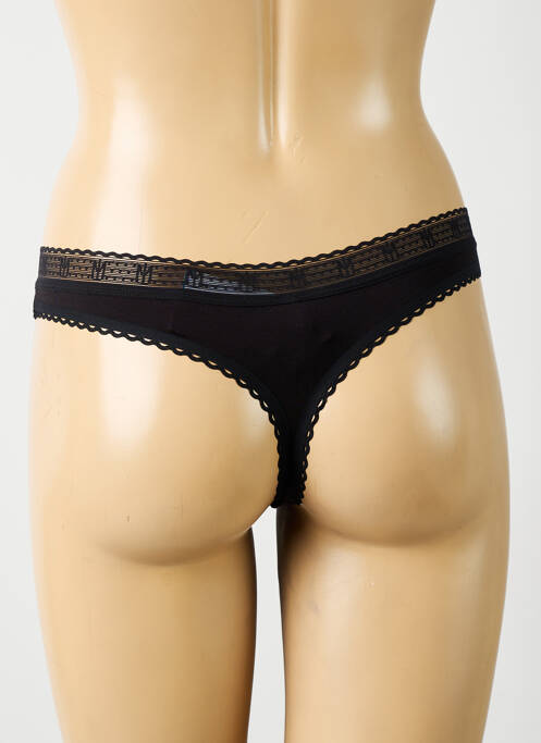 String noir MAISON LEJABY pour femme