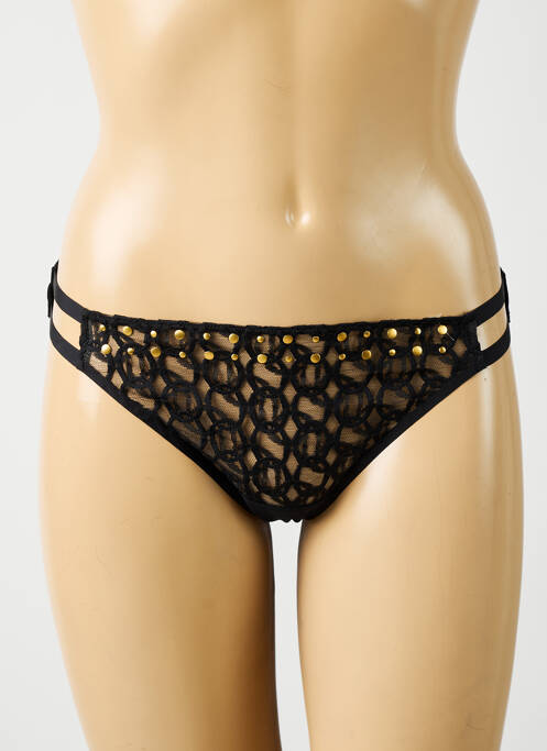 Tanga noir CHANTELLE pour femme