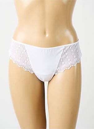 String effet matière satinée blanc MARIE JO femme