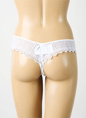 String effet matière satinée blanc MARIE JO femme