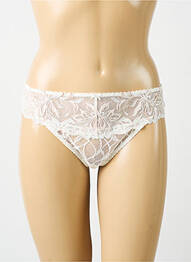 String broderie blanc AUBADE femme