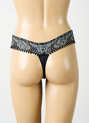 String effet matière satinée noir PRIMADONNA femme