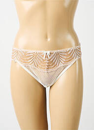 String broderie ruban beige AUBADE femme