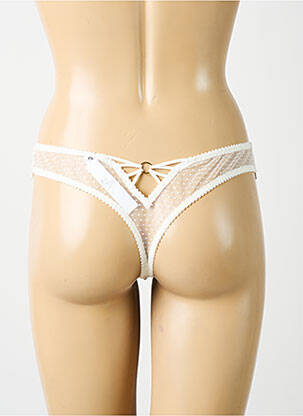 String broderie ruban beige AUBADE femme