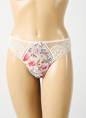 String broderie ruban rose AUBADE femme