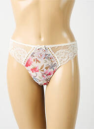 String broderie ruban rose AUBADE femme
