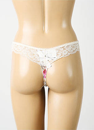 String broderie ruban rose AUBADE femme