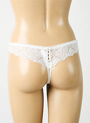 String broderie ruban blanc AUBADE femme