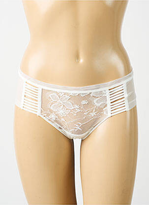 Tanga légère et transparente blanc CHANTELLE femme