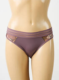 String effet matière satinée violet clair MAISON LEJABY femme