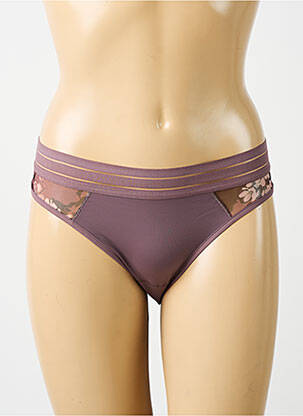 String effet matière satinée violet clair MAISON LEJABY femme