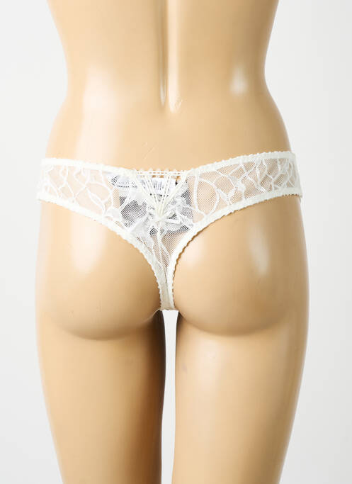 String broderie blanc AUBADE femme