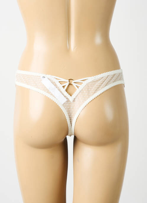 String broderie ruban beige AUBADE femme