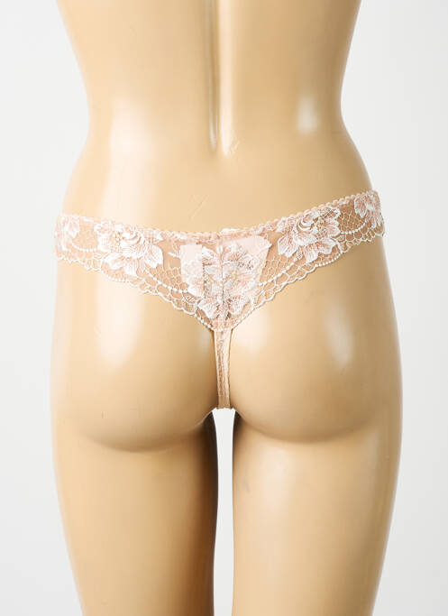 String broderie beige AUBADE femme