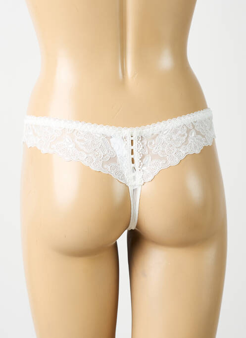 String broderie ruban blanc AUBADE femme